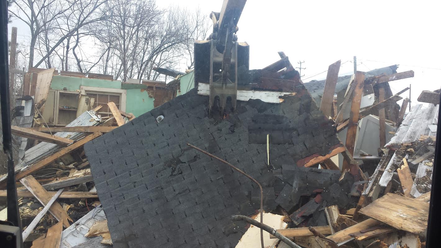 Building Demolition happening in Richmond VA